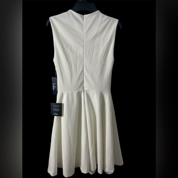 Lulus Off-white Square Neck Sleeveless Dress Size Small - Picture 2 of 10
